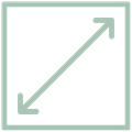 Stable size icon